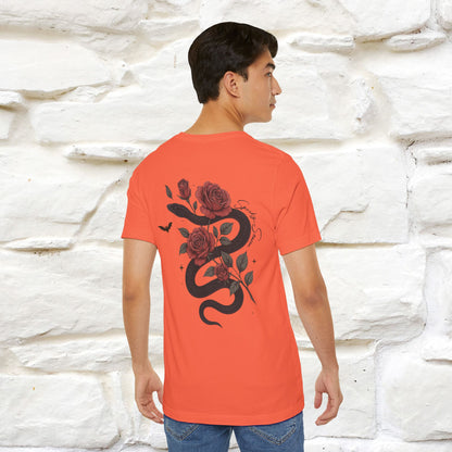 "The Rose and The Snake " Halloween T-shirt |Nunu&Miao Studio - Nunu&Miao Studio