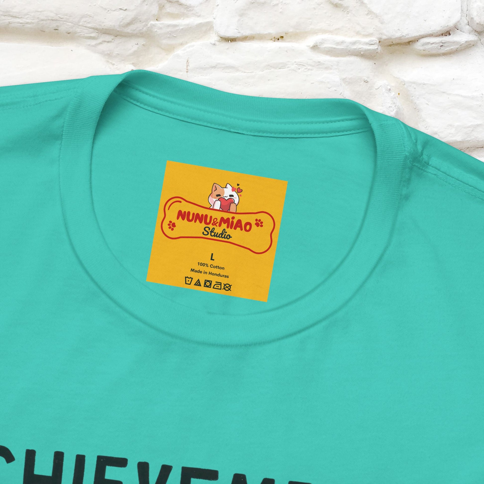 "Achievement Unlocked Bare Minimum." |Cat T-Shirt | Nunu&Miao Studio - Nunu&Miao Studio