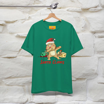 "Santa Claws" |Funny Cat T-Shirt | Nunu&Miao Studio