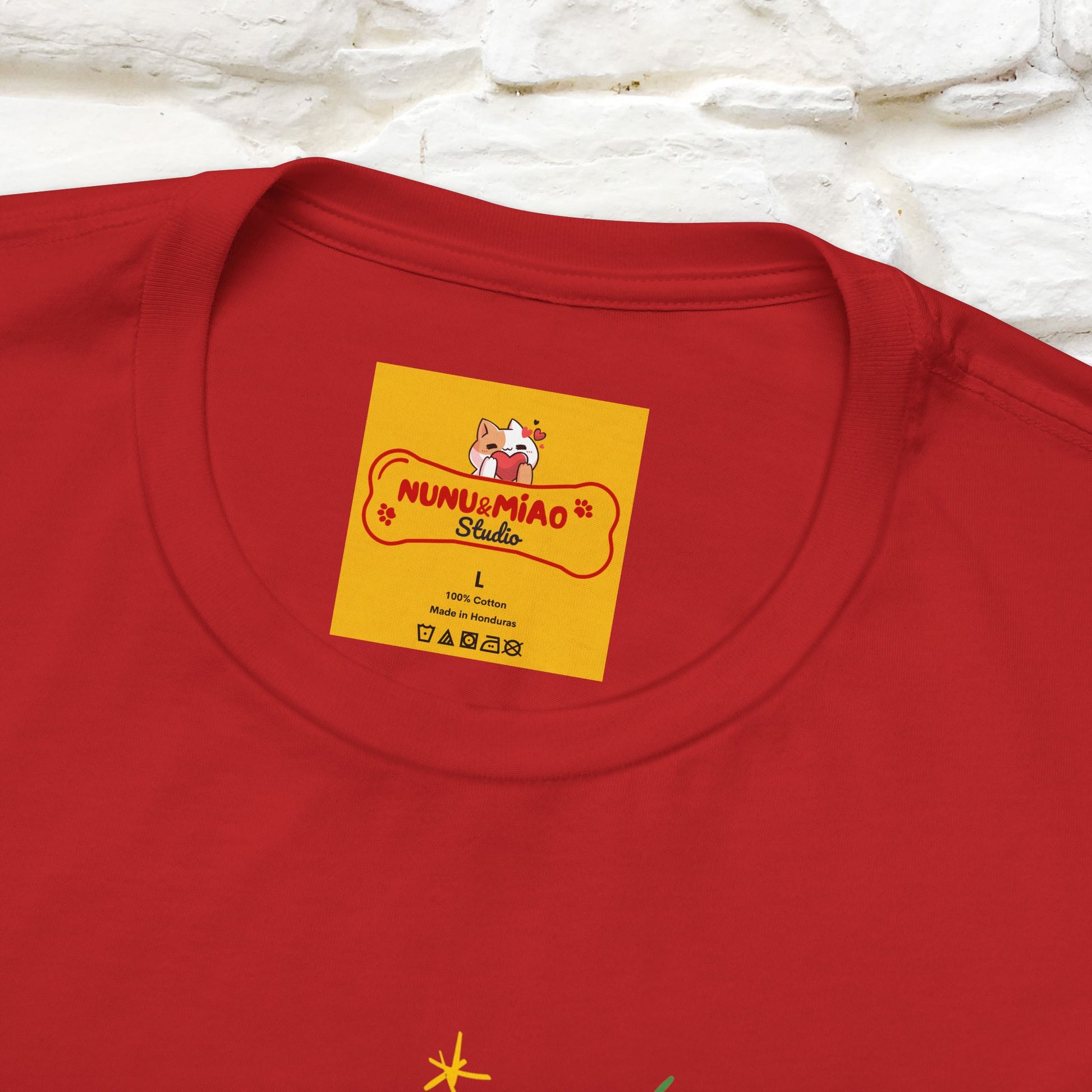 "Feliz Natal" Cat T-shirt|Nunu&Miao Studio - Nunu&Miao Studio