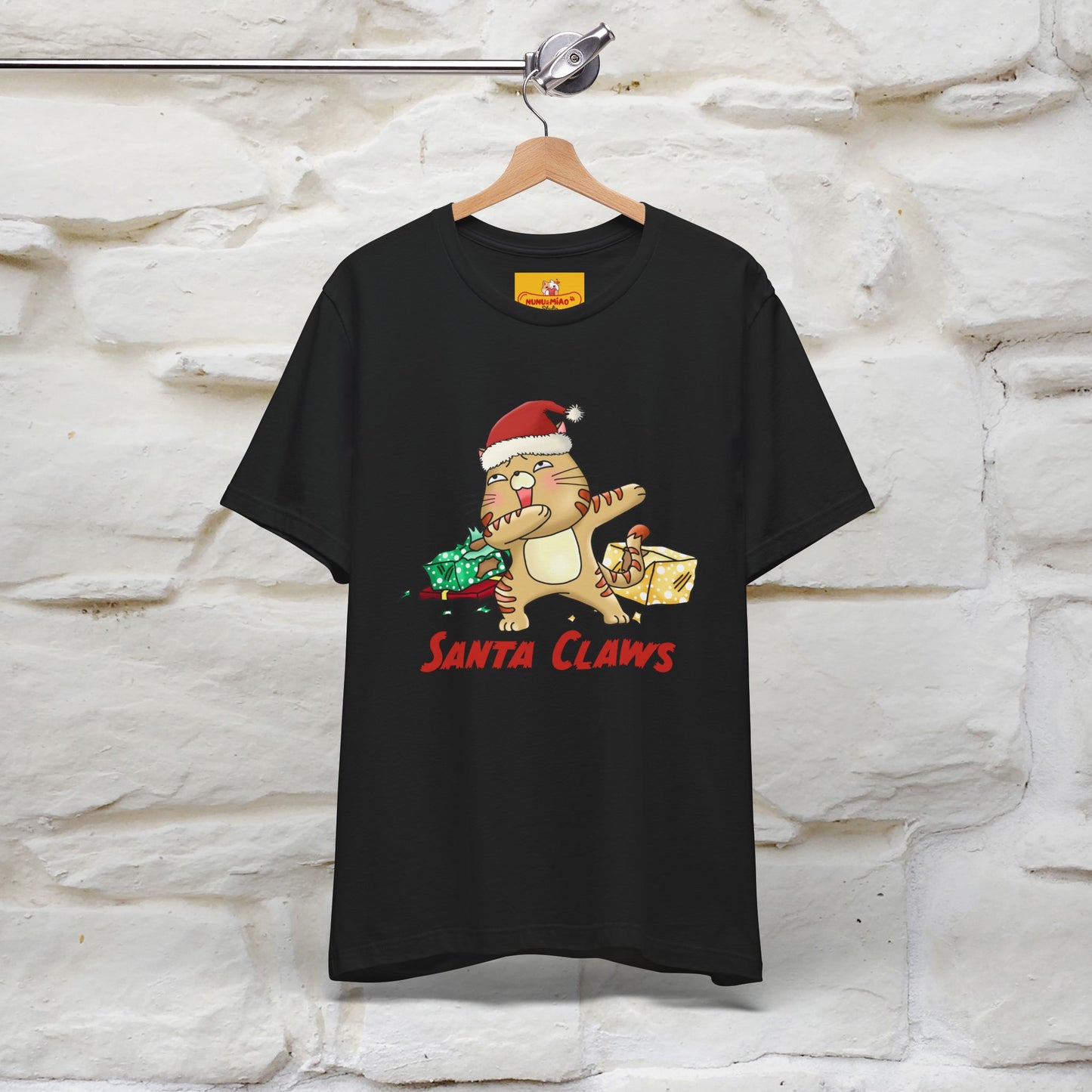 "Santa Claws" |Funny Cat T-Shirt | Nunu&Miao Studio