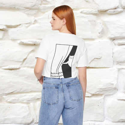 “Don’t trust atoms… they make up everything.” |  Cat T-Shirt | Front & Back Design | Nunu&Miao Studio