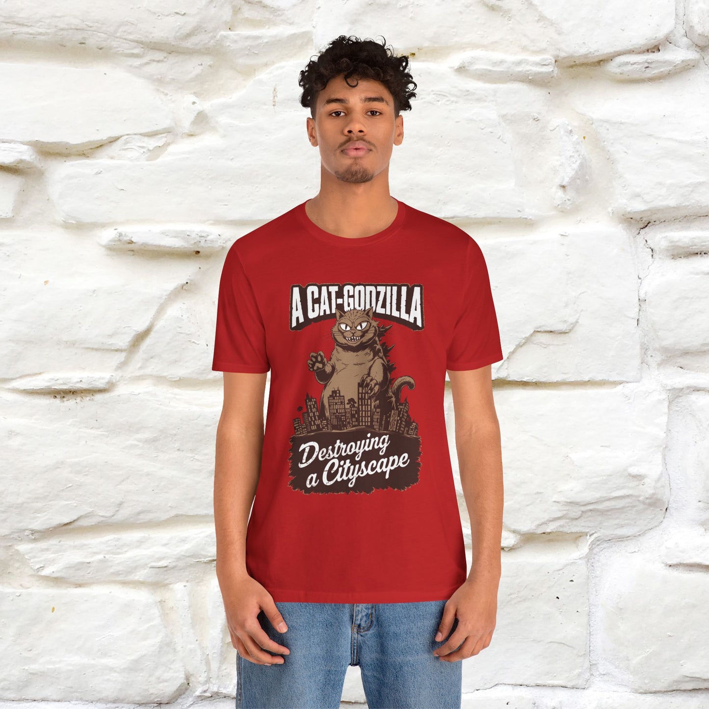''A Cat-Godzilla ''| CatT-Shirt | Nunu&Miao Studio - Nunu&Miao Studio