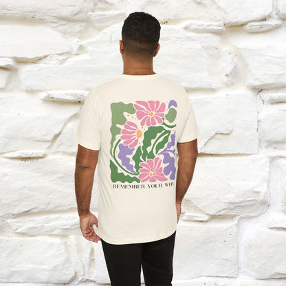 "Remember Your Why'' Cat T-Shirt Front and Back Design | Nunu&Miao Studio - Nunu&Miao Studio