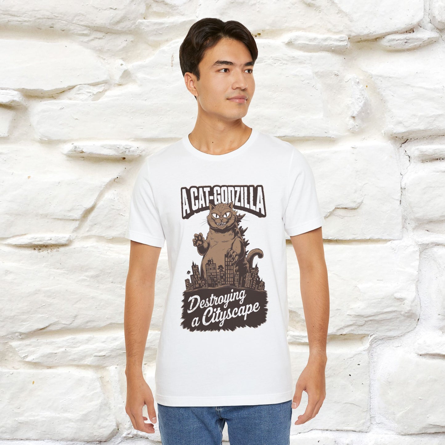 ''A Cat-Godzilla ''| CatT-Shirt | Nunu&Miao Studio - Nunu&Miao Studio