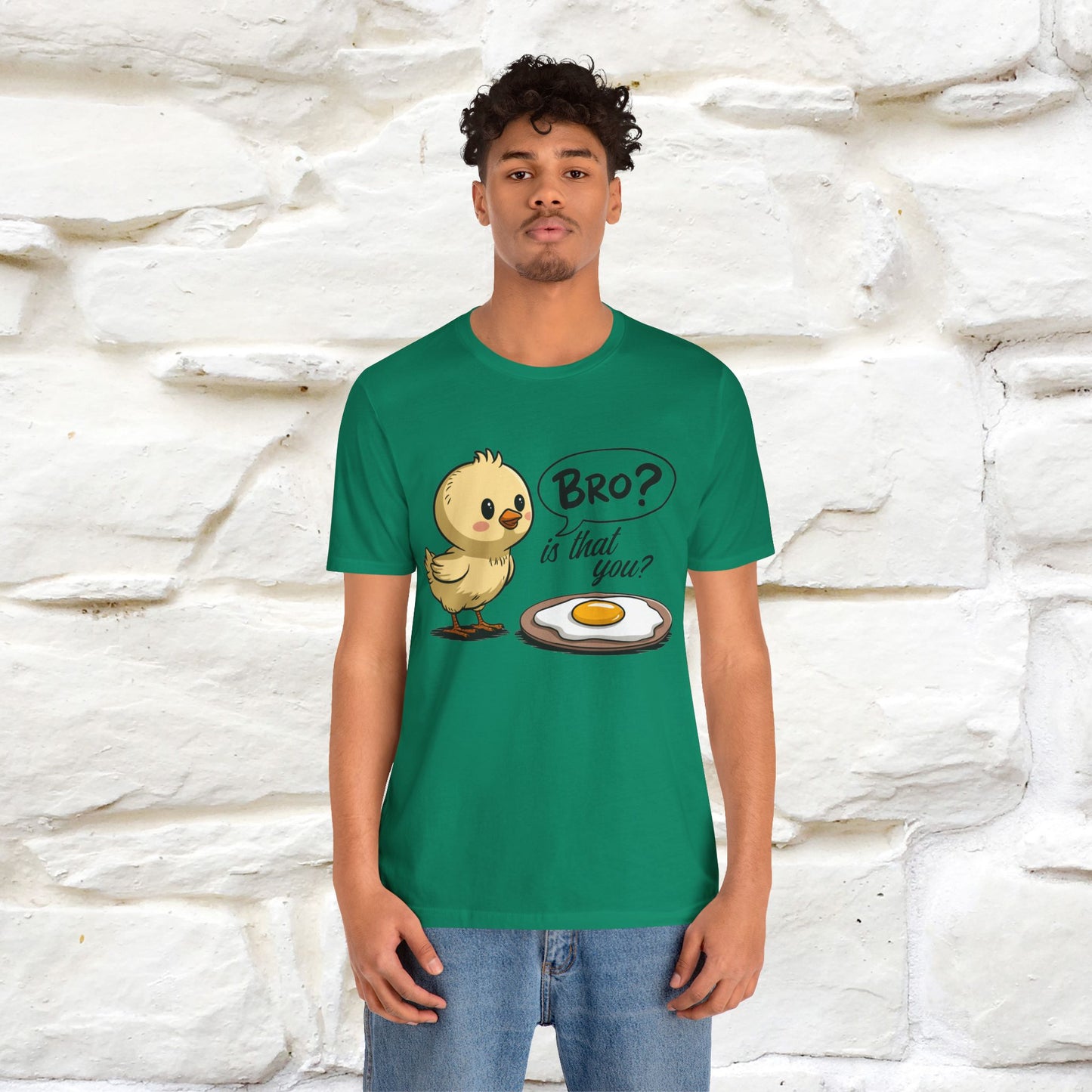 "Bro Is That You?" Funny Chicken T-shirt |Nunu&Miao Studio - Nunu&Miao Studio