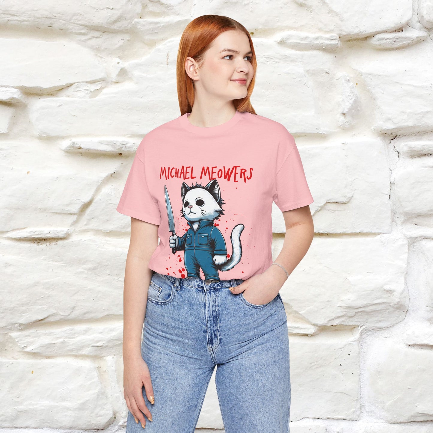 ''Michael Meowers'' Cat T-Shirt |  | Nunu&Miao Studio - Nunu&Miao Studio