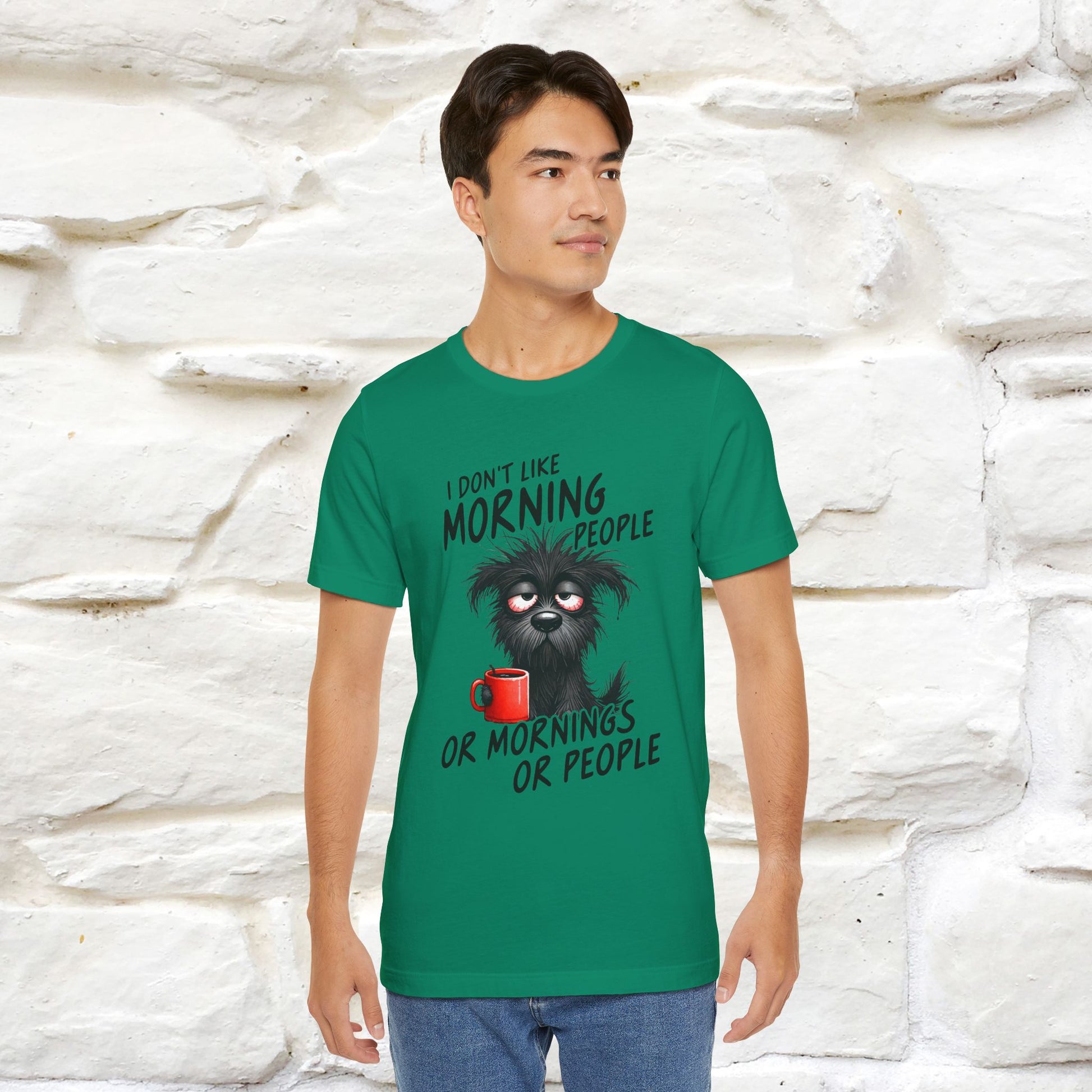 "I Don't Like Morning People..." Funny T-shirt |Nunu&Miao Studio - Nunu&Miao Studio