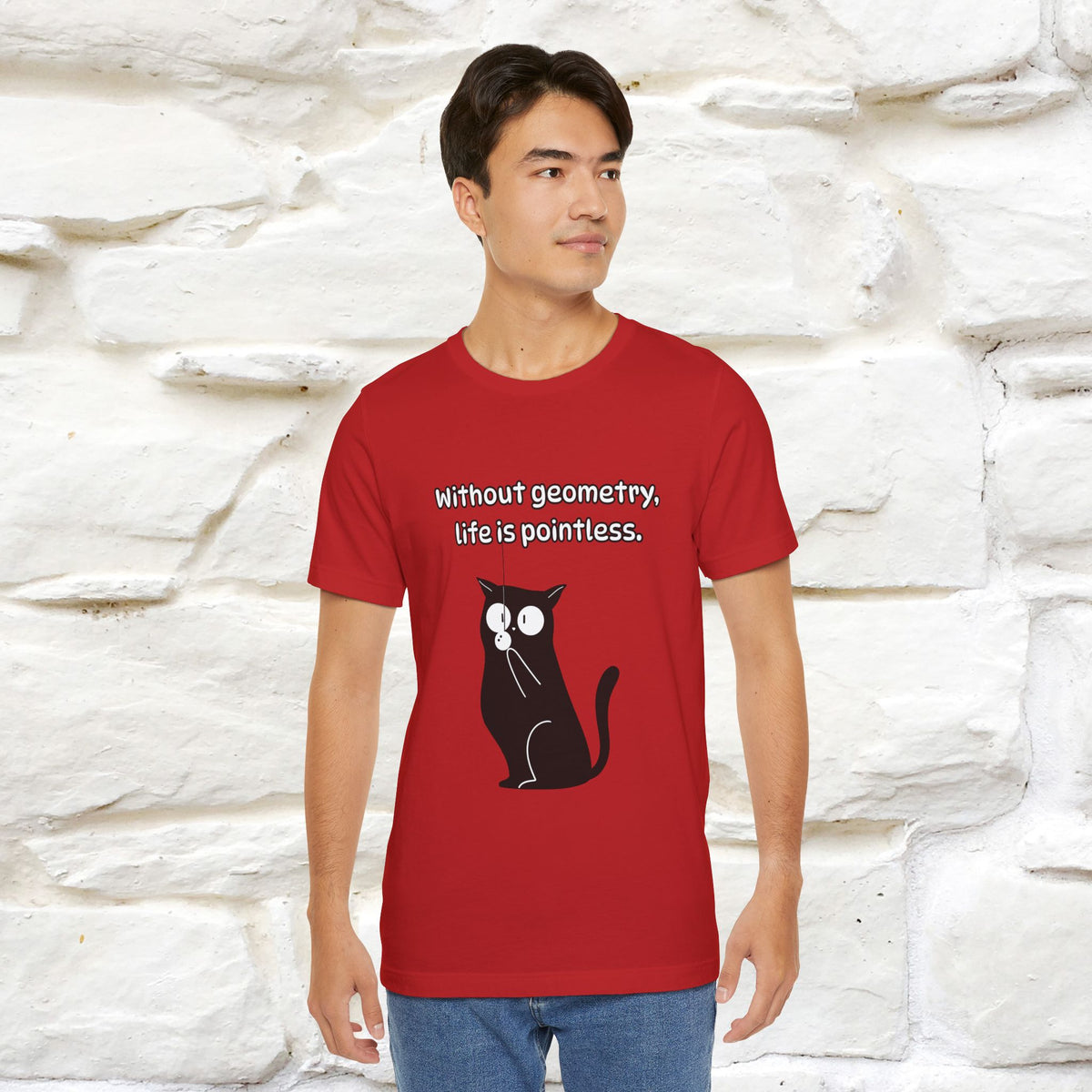 ''Without geometry, life is pointless.''| Funny T-Shirt | Nunu&Miao Studio
