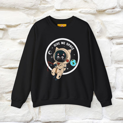 ''Give Me Space'' |Cat Sweatshirt | Nunu&Miao Studio