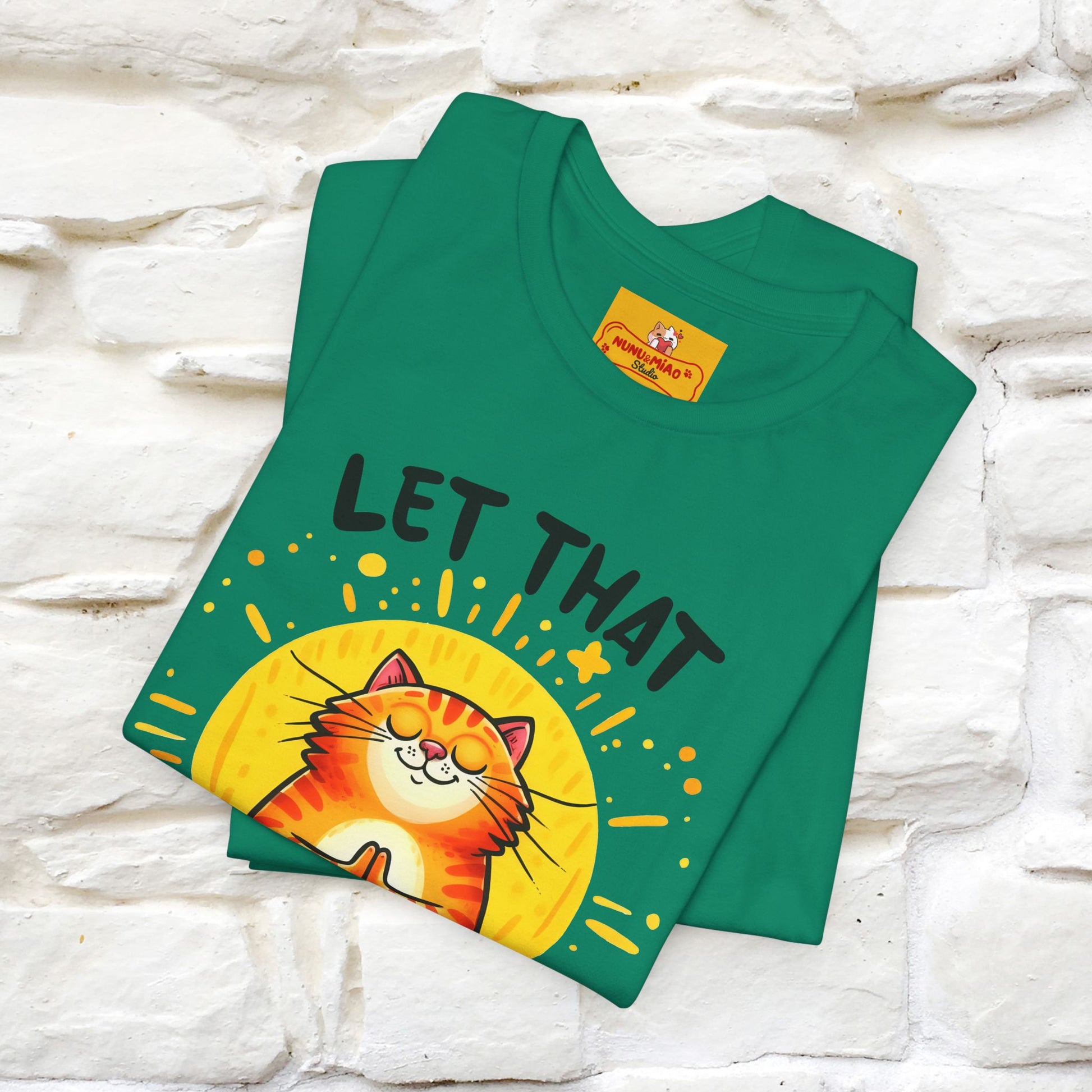"Let That Sh*t Go" Cat T-shirt |Nunu&Miao Studio - Nunu&Miao Studio