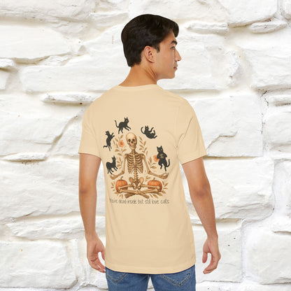 "You're Dead Inside But Still Love Cats " Halloween Cat T-shirt |Nunu&Miao Studio - Nunu&Miao Studio