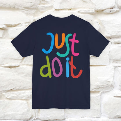 "Yes, Just Do It" Cat T-Shirt| Front & Back Design | Nunu&Miao Studio - Nunu&Miao Studio