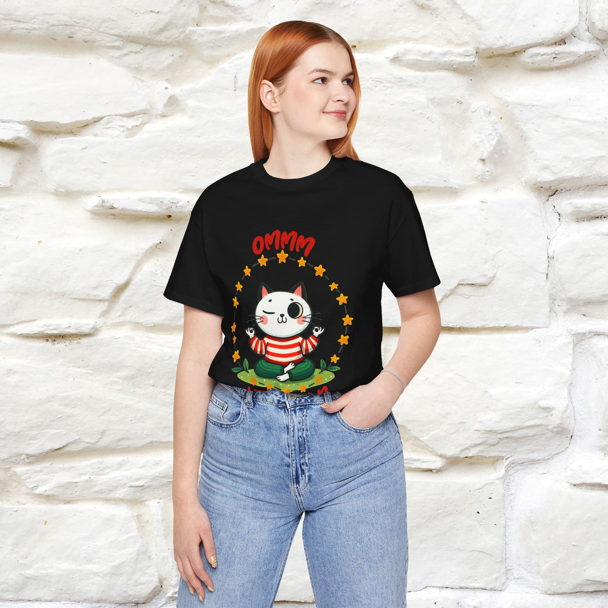 ''Ommm, Keep Calm'' Cat T-Shirt | Nunu&Miao Studio