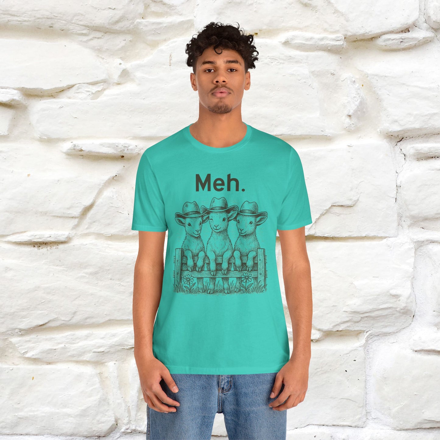 "Meh" Cute T-shirt |Nunu&Miao Studio - Nunu&Miao Studio