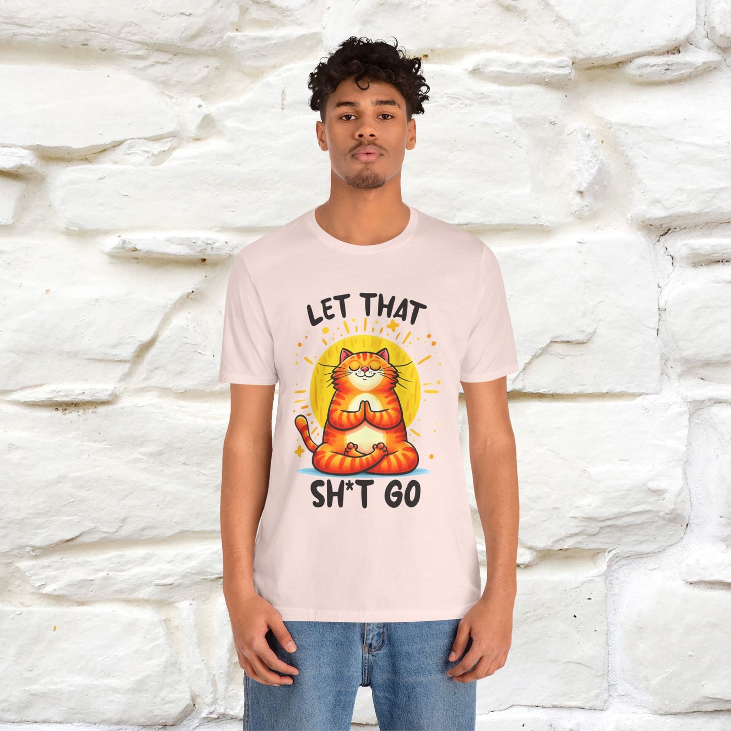 "Let That Sh*t Go" Cat T-shirt |Nunu&Miao Studio - Nunu&Miao Studio