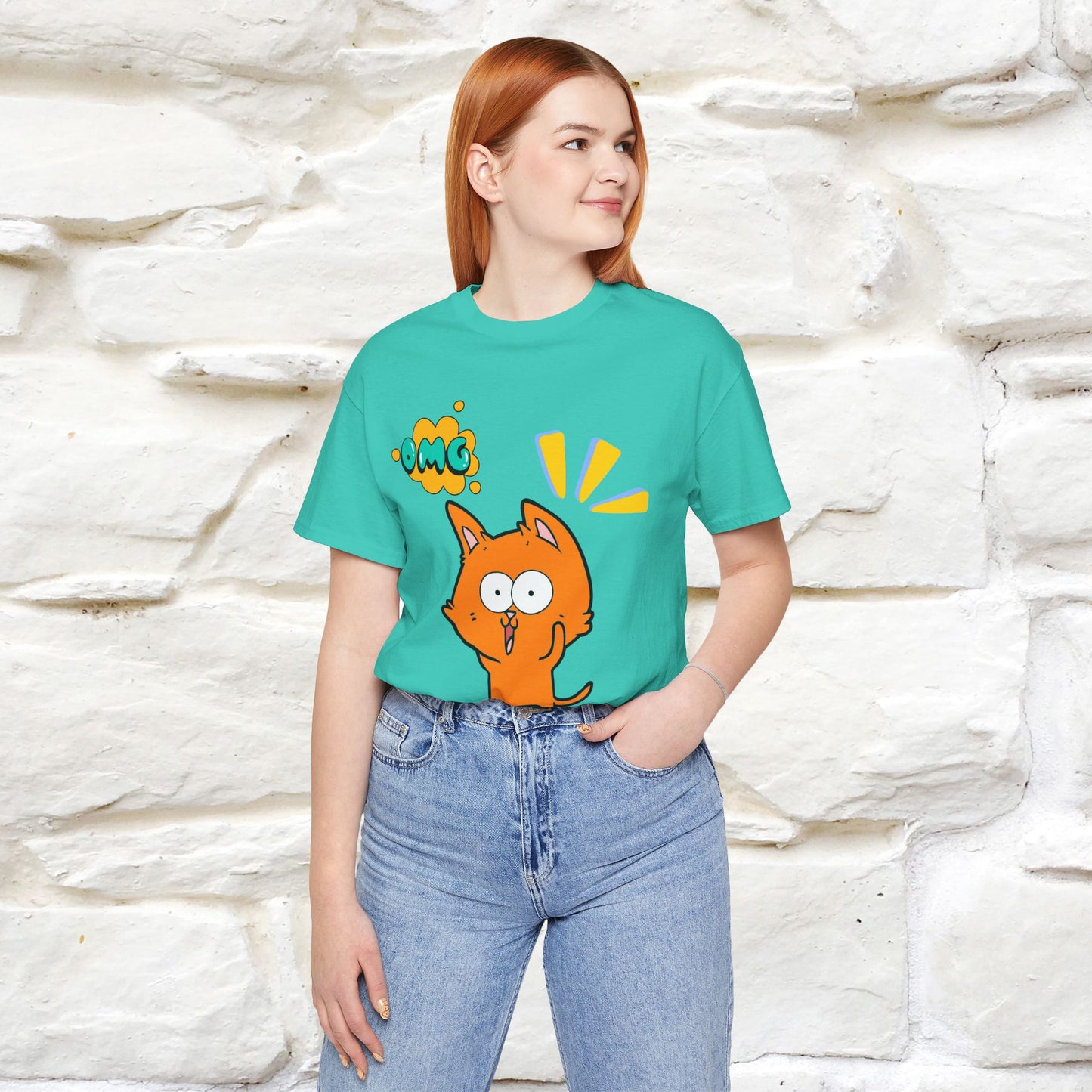 ''Oh My God'' Cat T-Shirt | Nunu&Miao Studio - Nunu&Miao Studio