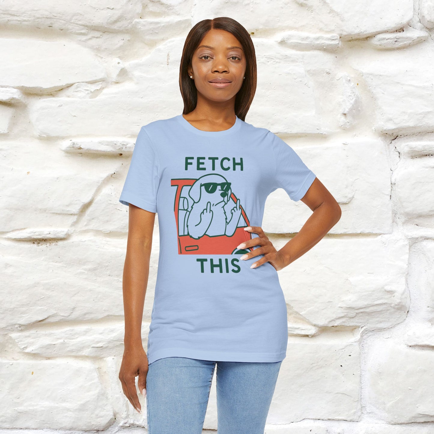 "Fetch This" Funny Dog T-shirt |Nunu&Miao Studio - Nunu&Miao Studio