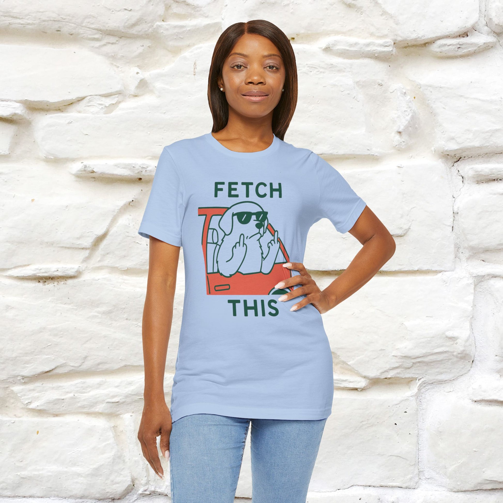 "Fetch This" Funny Dog T-shirt |Nunu&Miao Studio - Nunu&Miao Studio