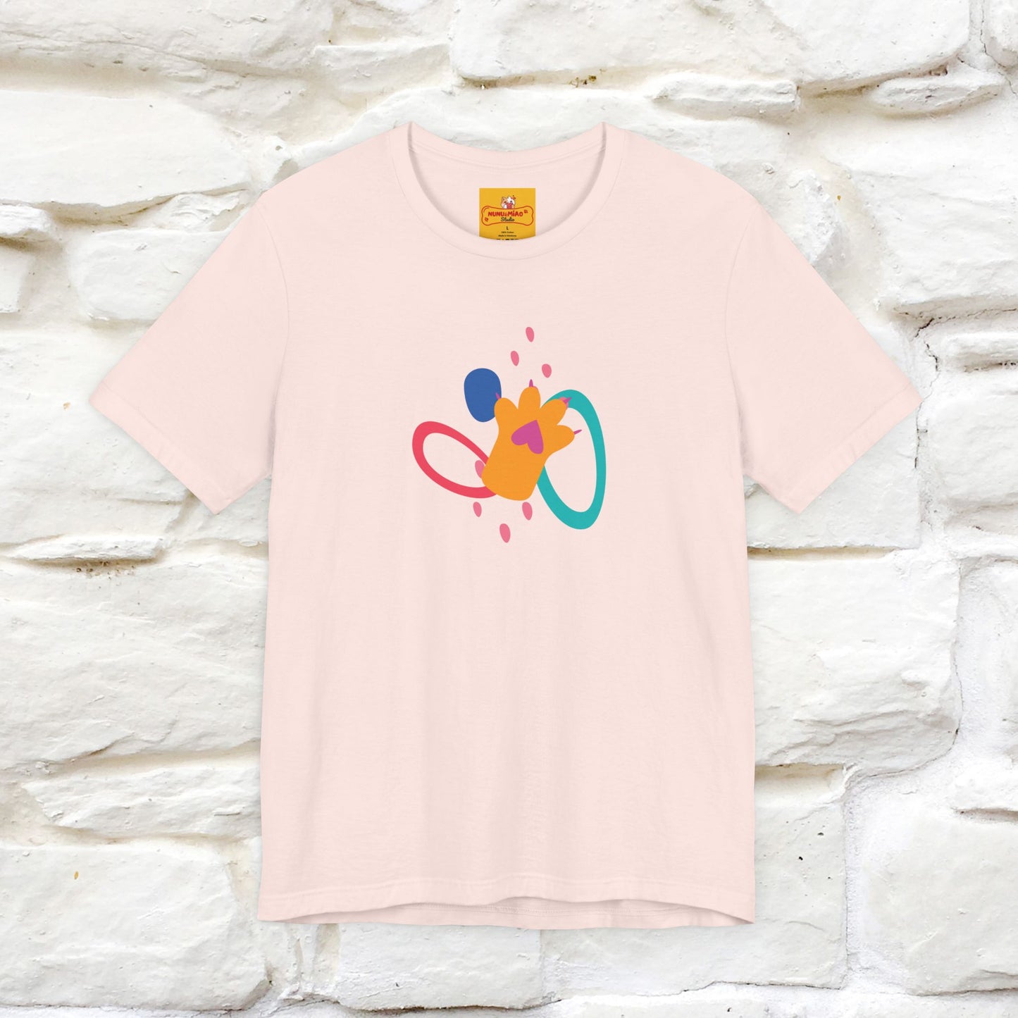 ''The Power Of Meow'' Cat T-Shirt Front and Back Design | Nunu&Miao Studio - Nunu&Miao Studio