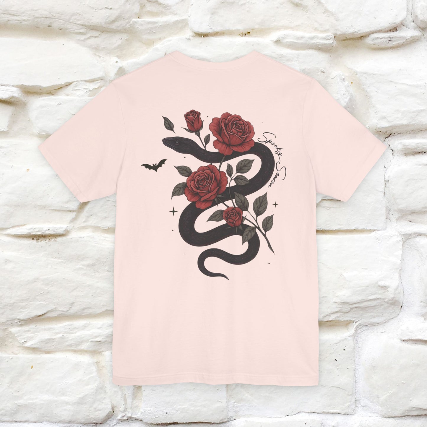 "The Rose and The Snake " Halloween T-shirt |Nunu&Miao Studio - Nunu&Miao Studio