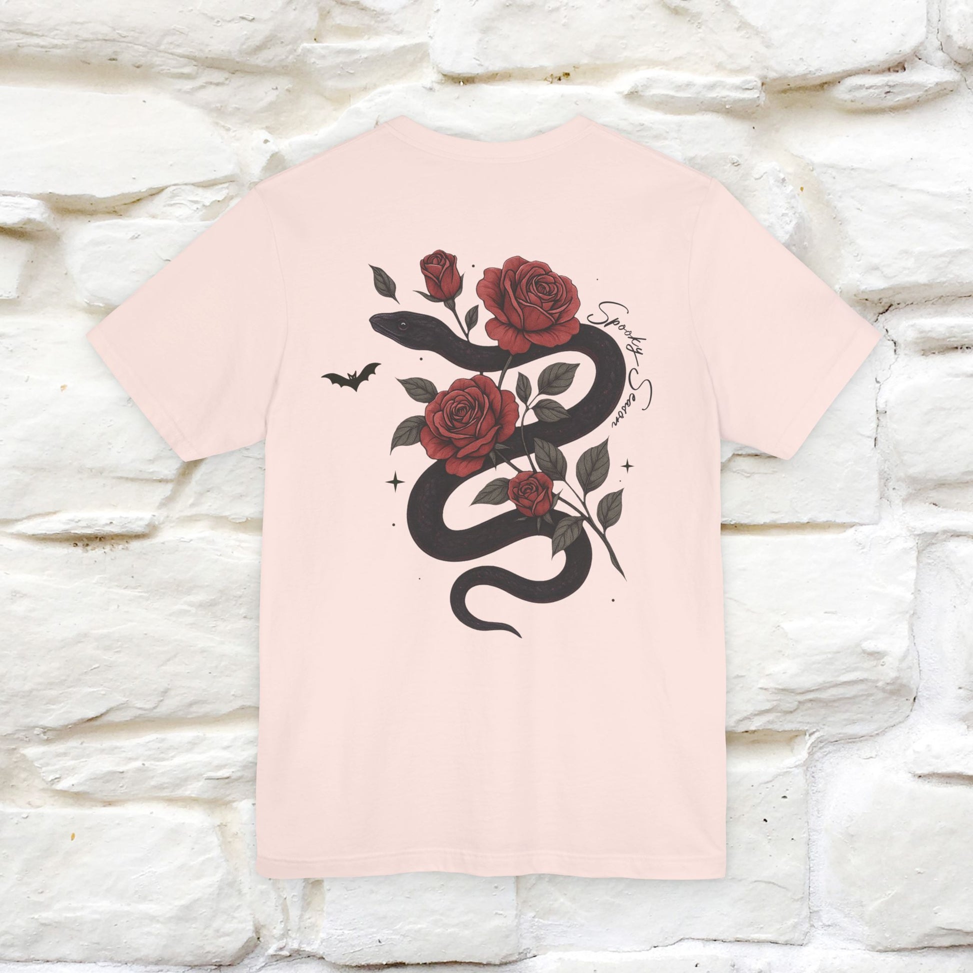 "The Rose and The Snake " Halloween T-shirt |Nunu&Miao Studio - Nunu&Miao Studio