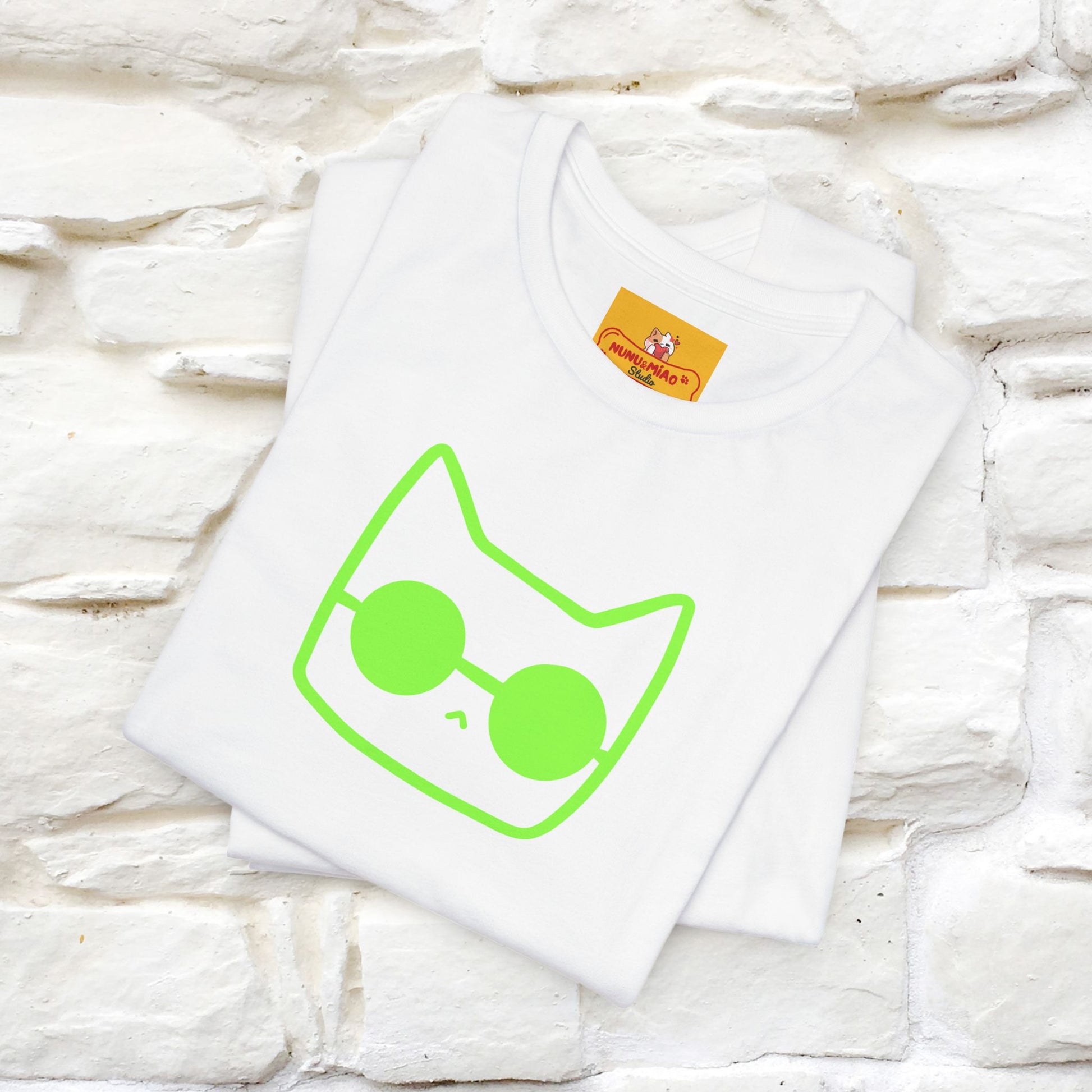 ''Everything Will Be Ok '' Cat T-Shirt Front and Back Design | Nunu&Miao Studio - Nunu&Miao Studio