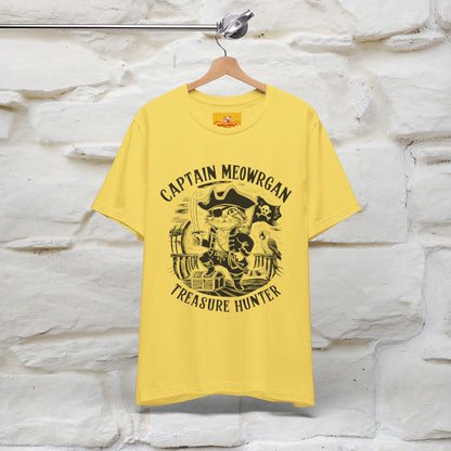 Captain Meowrgan Treasure Hunter |  |Cat T-Shirt | Nunu&Miao Studio - Nunu&Miao Studio