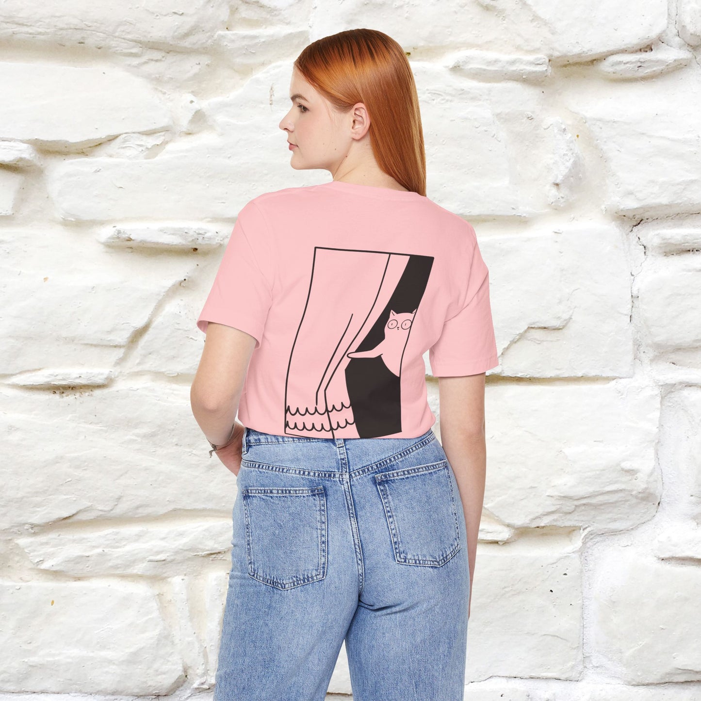 “Don’t trust atoms… they make up everything.” |  Cat T-Shirt | Front & Back Design | Nunu&Miao Studio