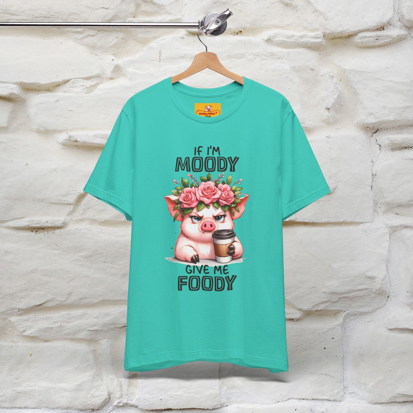 ''If I'm Moody Give Me Foody''| Funny T-Shirt | Nunu&Miao Studio
