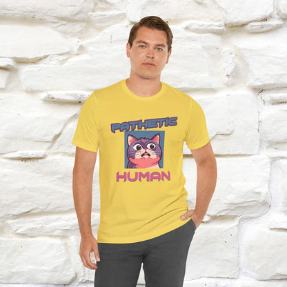 ''Pathetic Human'' | Funny Cat T-Shirt | Nunu&Miao Studio - Nunu&Miao Studio