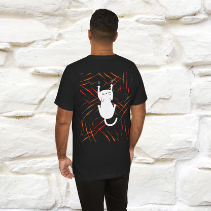 “Love Hurts"  Funny Cat T-Shirt | Front & Back Design | Nunu&Miao Studio