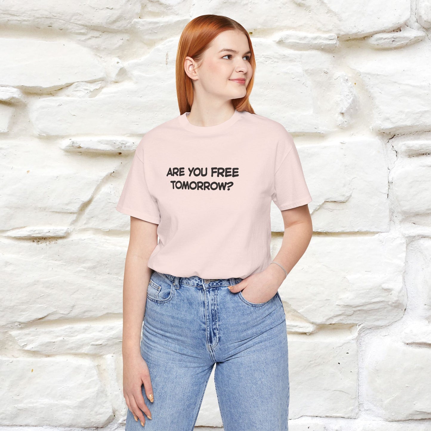 “Are You Free Tomorrow?" Funny Cat T-Shirt | Nunu&Miao Studio