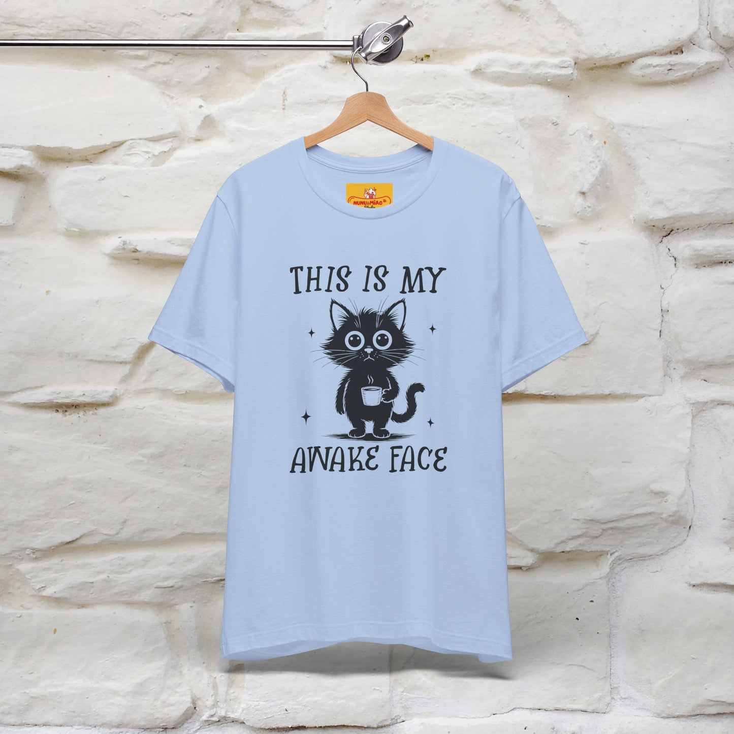 "This is My Awake Face" Cat T-Shirt | Funny Design | Nunu&Miao Studio - Nunu&Miao Studio