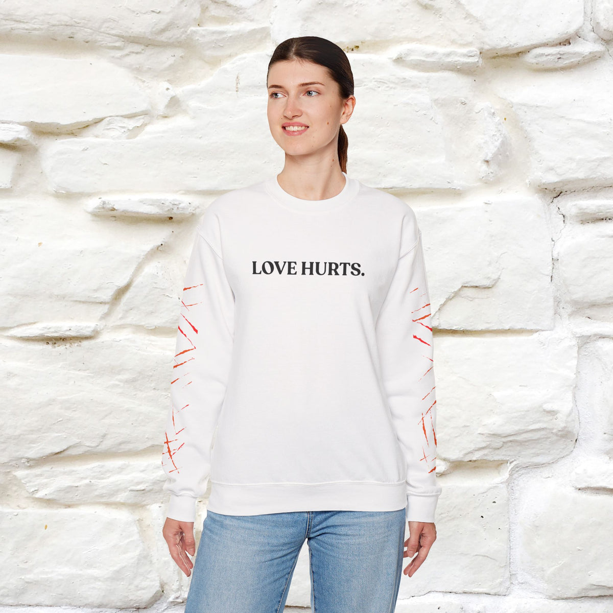 -'Love Hurt'' | Cat Sweatshirt | Nunu&Miao Studio