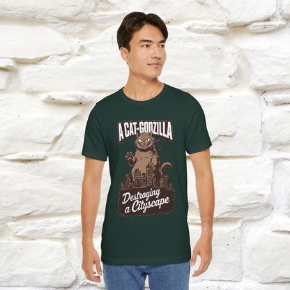 ''A Cat-Godzilla ''| CatT-Shirt | Nunu&Miao Studio - Nunu&Miao Studio