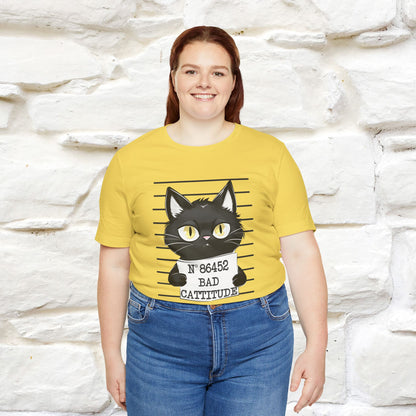 "Bad Cattitude" Cat T-Shirt | Nunu&Miao Studio - Nunu&Miao Studio
