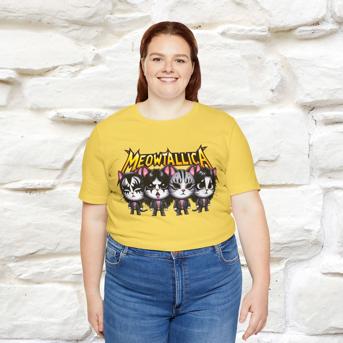 Meowtallica T-Shirt | Rock-Inspired Cat Tee| Nunu&Miao Studio - Nunu&Miao Studio