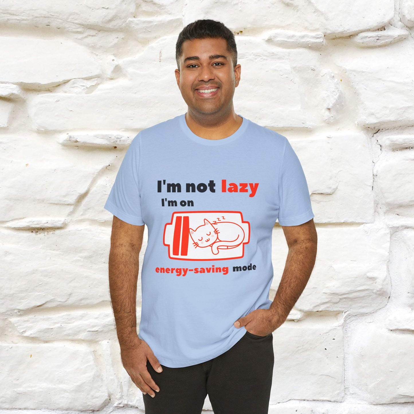 ''I am Not Lazy...'' Cat T-Shirt | Nunu&Miao Studio - Nunu&Miao Studio