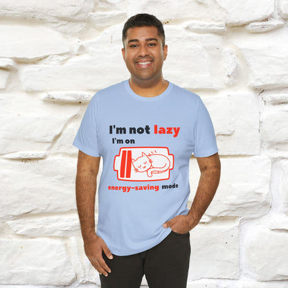 ''I am Not Lazy...'' Cat T-Shirt | Nunu&Miao Studio - Nunu&Miao Studio