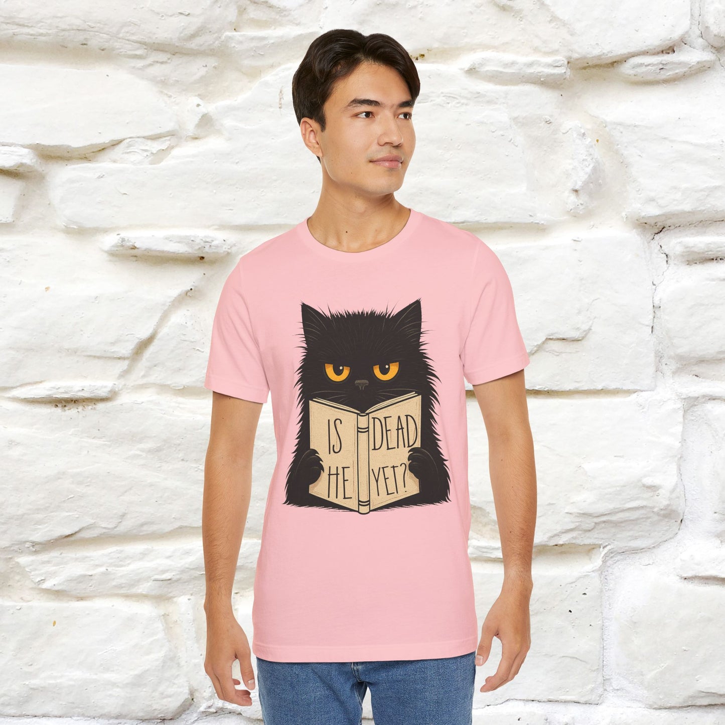 "Is He Dead Yet" |Cat T-Shirt | Nunu&Miao Studio - Nunu&Miao Studio