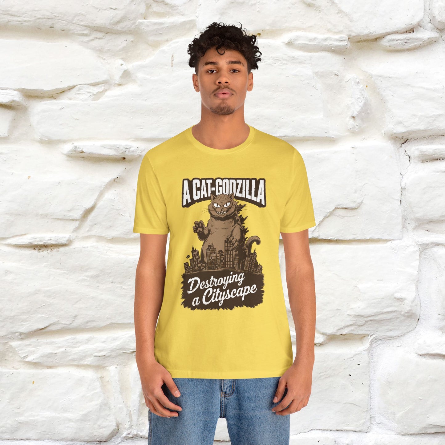 ''A Cat-Godzilla ''| CatT-Shirt | Nunu&Miao Studio - Nunu&Miao Studio