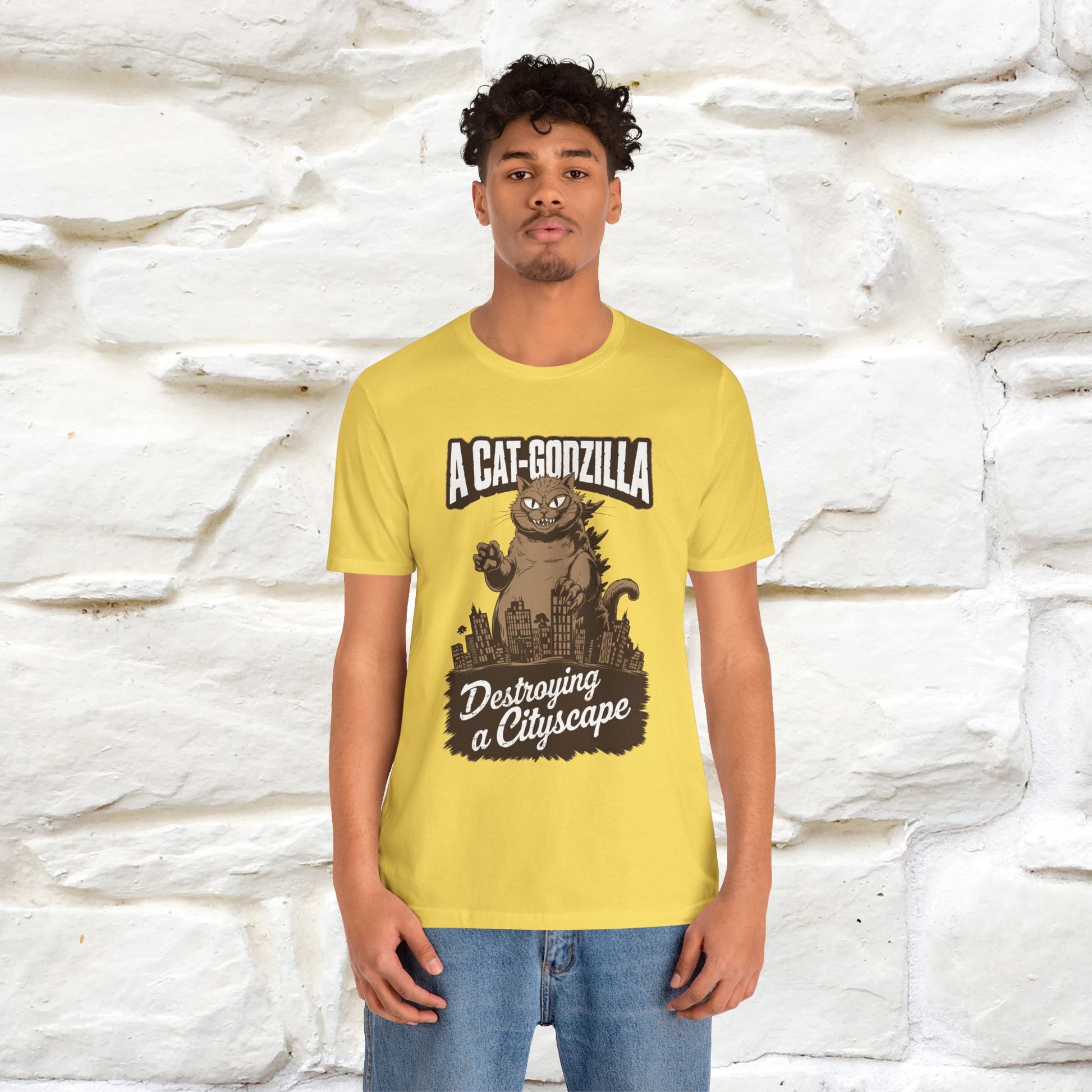 ''A Cat-Godzilla ''| CatT-Shirt | Nunu&Miao Studio - Nunu&Miao Studio