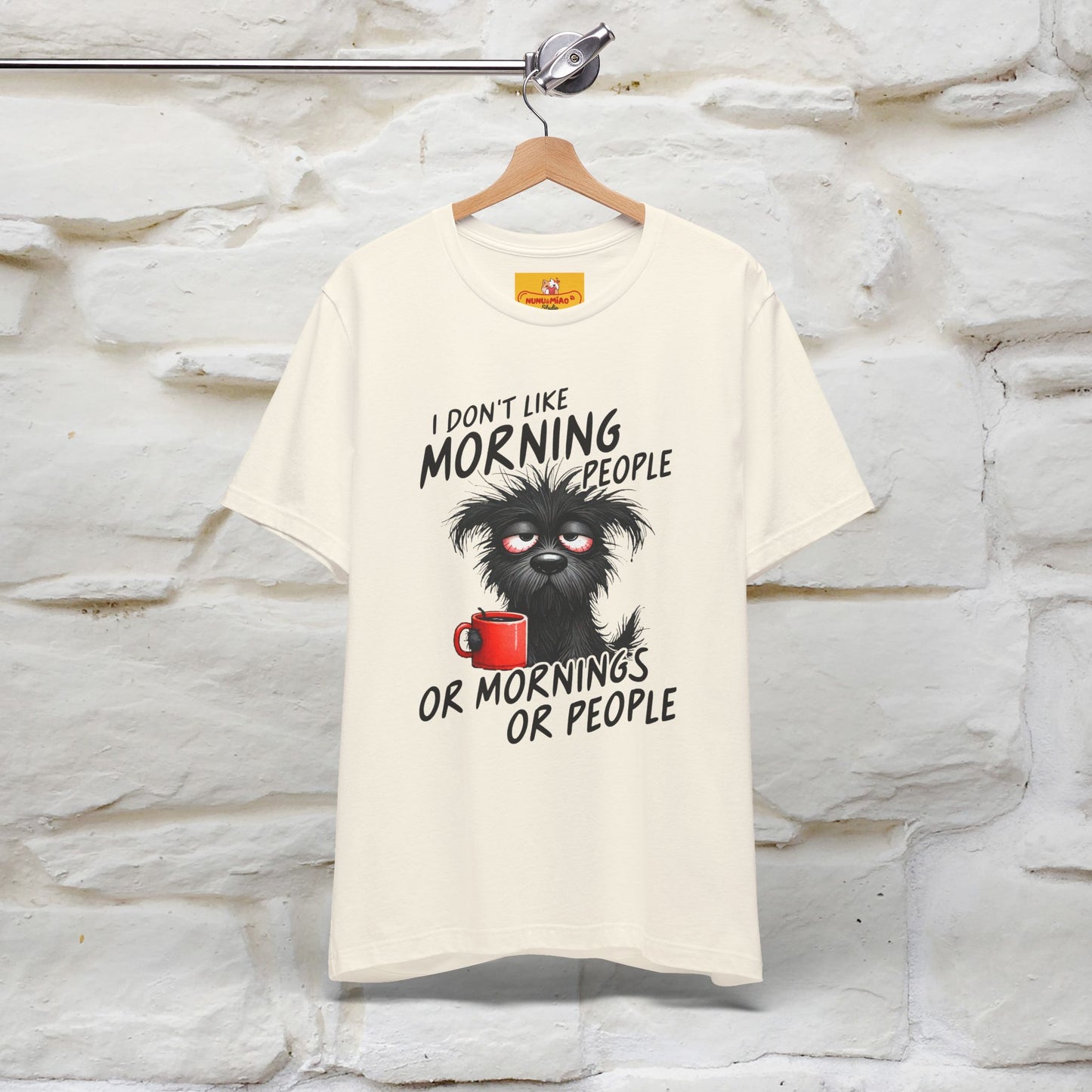 "I Don't Like Morning People..." Funny T-shirt |Nunu&Miao Studio - Nunu&Miao Studio