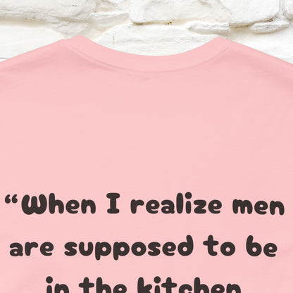 ’“When I realize men are ...." Funny Cat T-Shirt | Nunu&Miao Studio