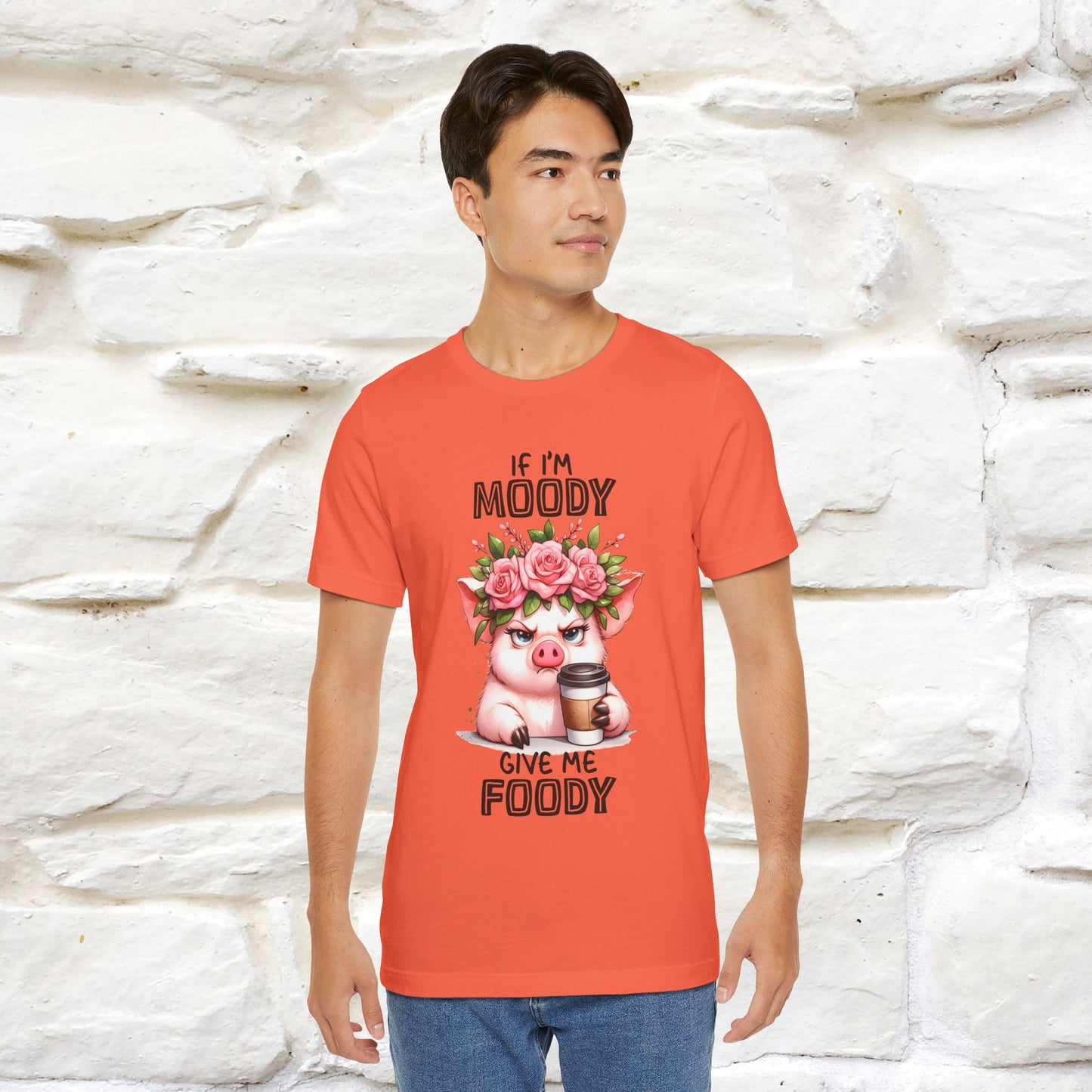 ''If I'm Moody Give Me Foody''| Funny T-Shirt | Nunu&Miao Studio