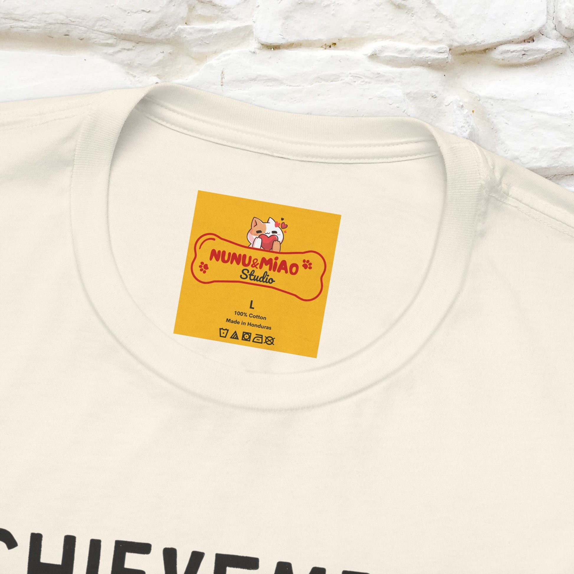 "Achievement Unlocked Bare Minimum." |Cat T-Shirt | Nunu&Miao Studio - Nunu&Miao Studio