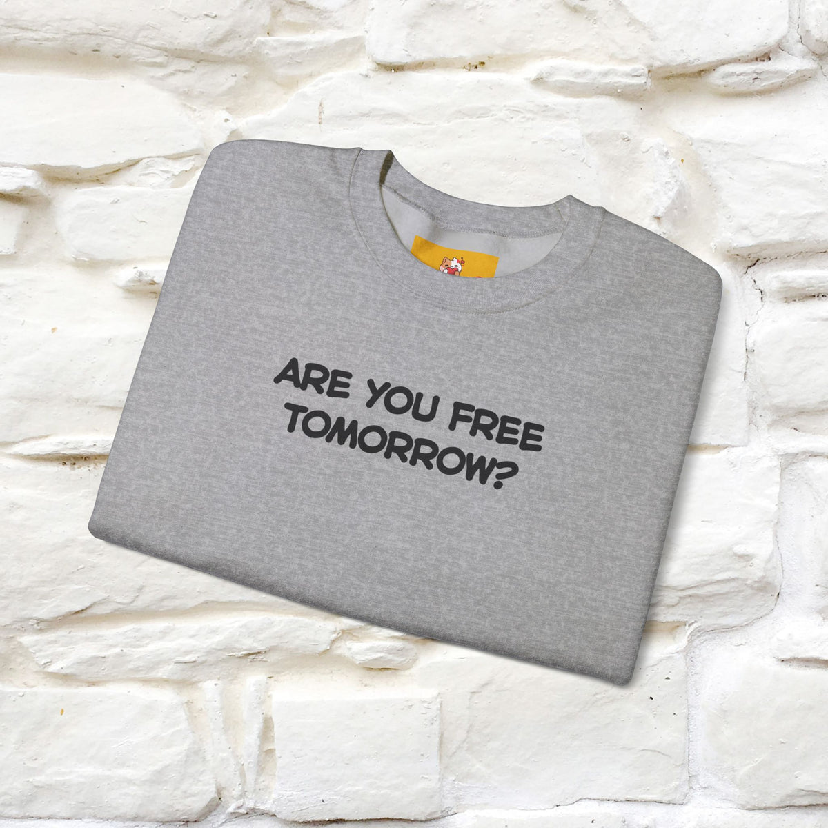 ''Are You Free Tomorrow ...'' | Cute Cat Sweatshirt | Nunu&Miao Studio