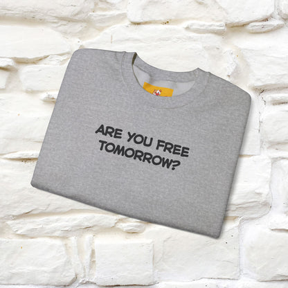 ''Are You Free Tomorrow ...'' | Cute Cat Sweatshirt | Nunu&Miao Studio