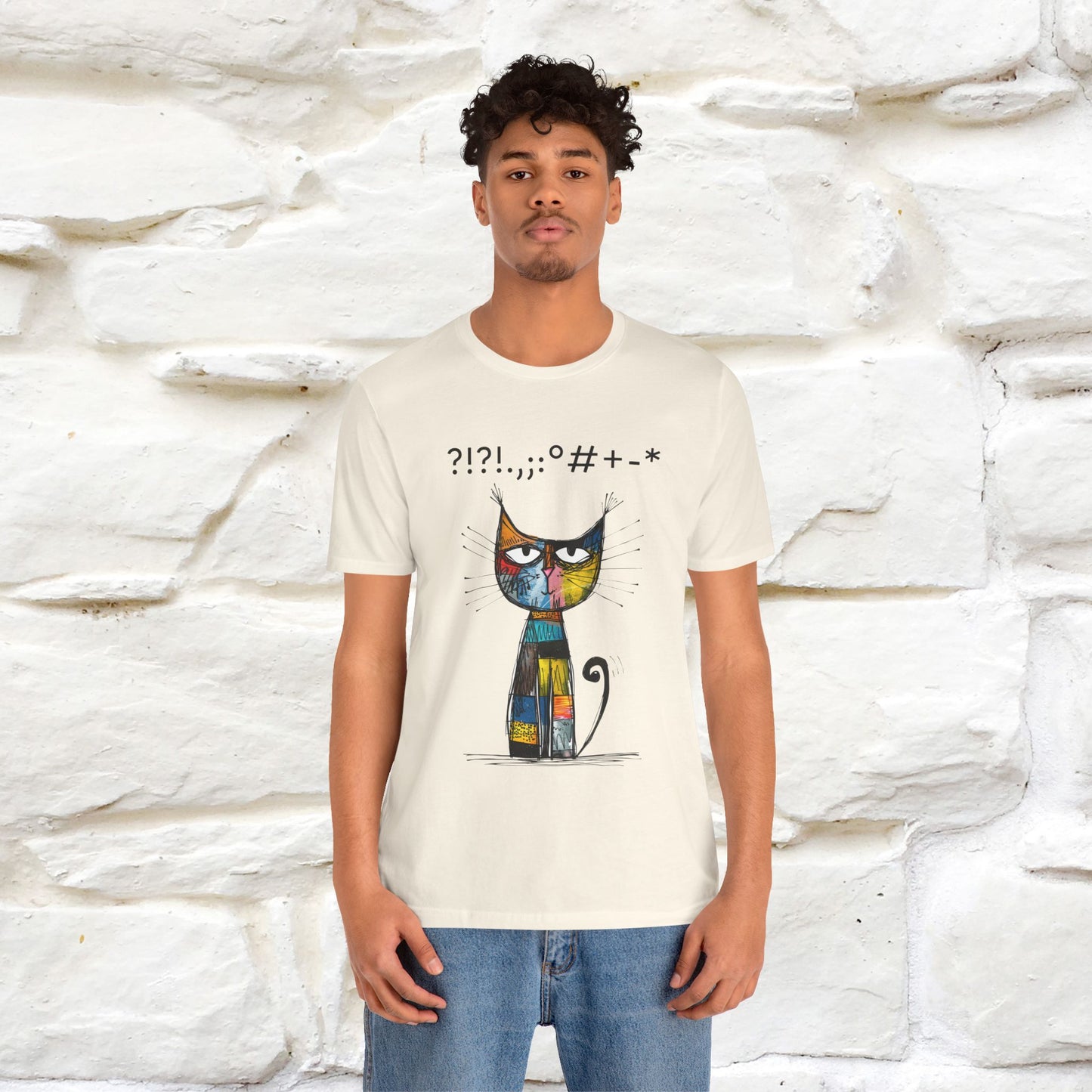 "Enigma" Cat T-shirt |Nunu&Miao Studio - Nunu&Miao Studio